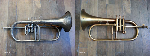 Restauration d'un bugle Margueritat